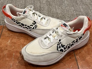 Nike Waffle Debut White Sail Orange Rattan LP Leopard 10 42 M DZ5201-100 LN - Picture 1 of 9