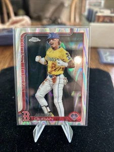 Refractor de onda cromada Topps 2025 Jarren Duran - Imagen 1 de 2