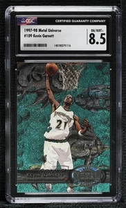 1997-98 Metal Universe Kevin Garnett #109 CGC 8.5 HOF - Picture 1 of 3