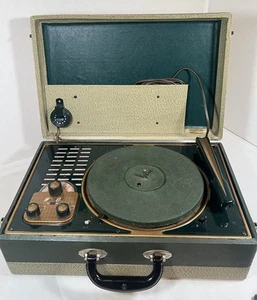 Vintage 1950s Wilcox-Gay AM Tube Radio Record Cutter Recorder Player See Video - Picture 1 of 11