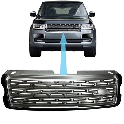 POWERFUL UK LTD SV Autobiography Style Black+Chome+Silver Front Grille for Range Rover L405 2013