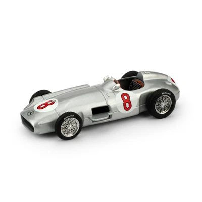 MERCEDES J.M.FANGIO 1955 N.8 WINNER DUTCH GP WORLD CHAMPION 1:43 Brumm Formula 1 - Imagen 1 de 2