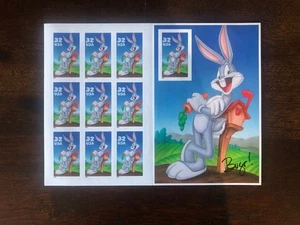 Bugs Bunny Looney Tunes 32 Cent Stamps 1997*** Full Sheet of 10 Stamps - Picture 1 of 3
