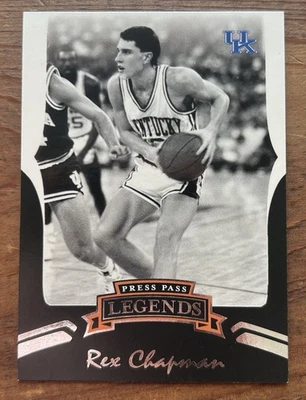 Pase de prensa Rex Chapman 2006-07 Legends #38 Kentucky Wildcats NCAA Foto 1 de 2