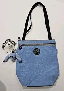 Kipling Katie Small Shopper Shoulder Handbag Heaven (Blue) 12" x 11" x 5" New - Picture 1 of 17