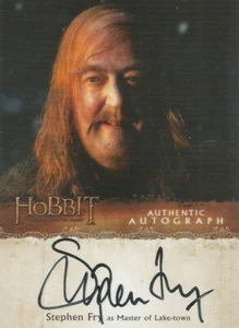 Der Hobbit Smaugs Einöde: Stephen Fry "Master of Lake-Town" Autogrammkarte - Bild 1 von 1