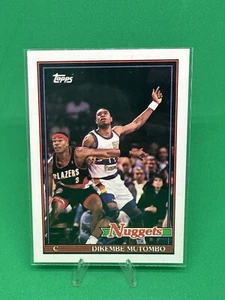 Dikembe Mutombo 1992-93 Topps Archives #146 Denver Nuggets - Imagen 1 de 2
