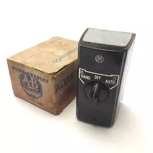 Allen Bradley Typ R4SA Wahlschalter Metallgehäuse, Hand-Off-Auto Regler - Bild 1 von 4