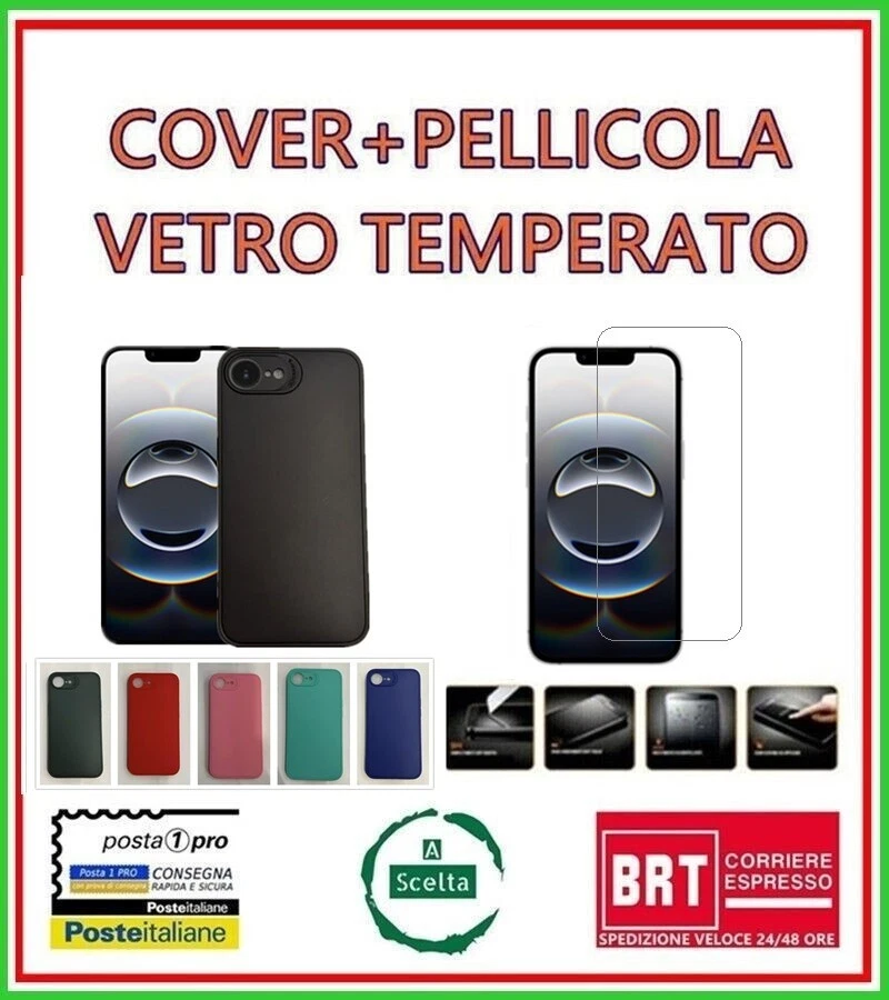 Cover Custodia  Morbida  Silicone per Apple iPhone 16e - Immagine 1 di 1