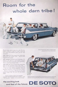 IMPRESIÓN PUBLICITARIA original 1958 - DE SOTO NUEVO TURBOFLASH V-8 - Imagen 1 de 1