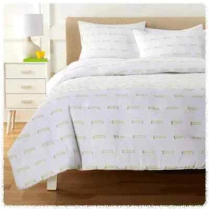 Clover By Jo 3-Piece Clipped Jacquard Comforter Set - Picture 1 of 3