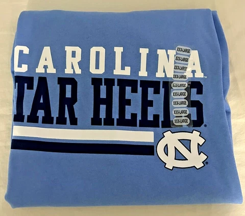 NWT Hanes University North Carolina UNC Tarheels Longsleeve T-Shirt Size 3XL Cover