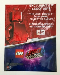 The Lego Movie 2 Awesome Collector Album Special VIP Trading Card Never Opened - Picture 1 of 5