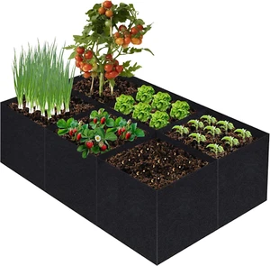 Grow Bags, Fabric Raised Garden Bed for Vegetable Herbs Gardening, 57 Gallon Fab - Picture 1 of 5