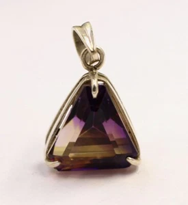Ametrine Gemstone Pendant, 925 solid sterling silver Pendant, Natural gemstone - Picture 1 of 6