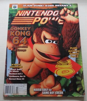 Nintendo Power Magazine 1999 #126 Donkey Kong 64 Rare Alternate Cover NewsStand  - Image 1 of 4