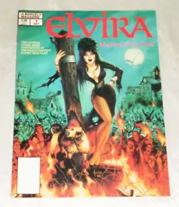 Elvira Mistress of The Dark Marvel Magazine #1 NO Barcode VGC October 1988 - Picture 1 of 4