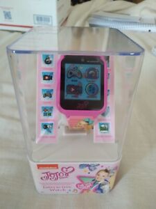 Nickelodeon Girls JOJO Siwa Touchscreen Pink Smart Watch Toy, Camera Games Alarm