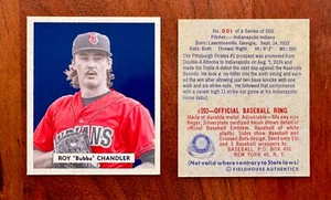Bubba Chandler individuelle Kunst Baseballkarte 1949 Bowman Design Pittsburgh Pirates - Bild 1 von 1