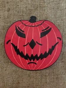 U Pick Vintage Inspired JOL Pumpkin Green Accents Halloween Cardstock Decoration - Picture 1 of 8