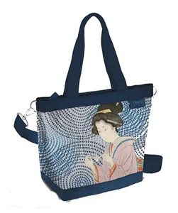 TWIIT Bag large ART & POP, BLU CAMOSCIATO, Cod. 57620 - Imagen 1 de 1