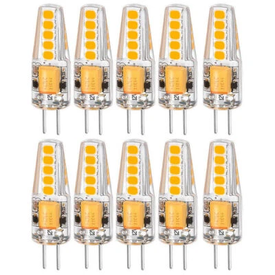 10Stück G4 LED COB 6W Stiftsockel Leuchtmittel Warmweiß Birne AC/DC 12V Lampen - Bild 1 von 4