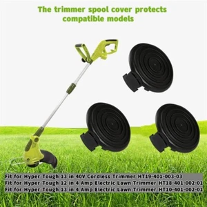 4× Spool Cap Cover Hyper Tough 12 in 4 Amp Electric Lawn Trimmer HT18-401-002-01 - Picture 1 of 7
