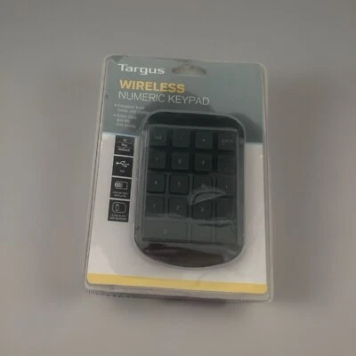 Targus Wireless Numeric Keypad 10 Key Number Pad AKP11US - Image 1 of 2