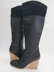 FIEL Tory NUEVAS $380 Botas Altas a la Rodilla Negras Nappa Para Mujer 10 Medianas - Imagen 1 de 2