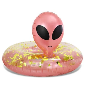 POZA Aufblasbarer Heavy Duty Vinyl UV beständiger Alien Pool Schwimmschlauch - Roségold - Bild 1 von 7