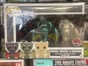 Funko Pop Game of Thrones Drogon Rhaegal & Viserion Exclusive Dragon 3 Pack - Bild 1 von 1