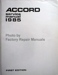 1985 Honda Accord Factory Service Manual Original Shop Repair Workshop Book - Bild 1 von 3