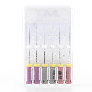 JMU 6pc Endodontic Stainless Steel Hand Use C Files 21/25mm Endo Root Canal File - Picture 1 of 23