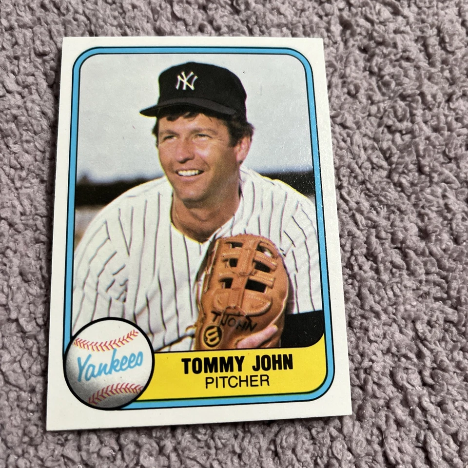 Fleer Tommy John 1981 Yankees de Nueva York #81 Foto 1 de 1