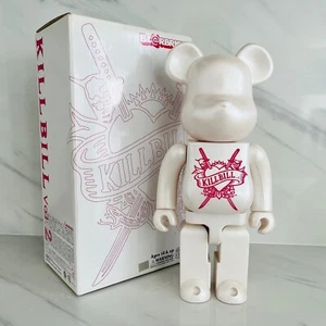 MEDICOM BEARBRICK 400% New in Box KILL BILL Vol. 2 White Love Bride Be@rbrick - Picture 1 of 6