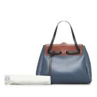 Authentic Loewe Lazo Blue Tote Bag Shoulder Bag Tote Bag