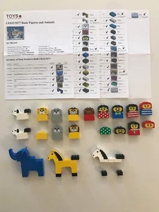 Vintage LEGO DACTA set # 9277 Basic Figures and Animals - Picture 1 of 9