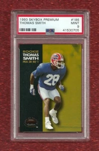 Skybox Premium 1993 #186 Thomas Smith novato radiocontrol PSA 9 como nuevo Pop 1 billetes de búfalo - Imagen 1 de 1