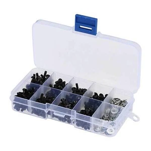 340Pack Steel Screw Assortment Hex Flat & Round Head &M3 M4 Bolts For HSP RC Car - Picture 1 of 6