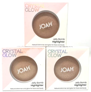 (3) Joah Crystal Glow Jelly Bomb Highlighter 0.32 oz Each New In Packaging JCG02 - Picture 1 of 3