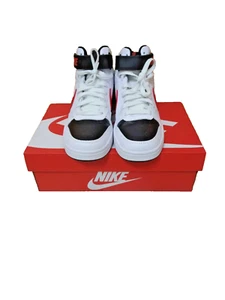 Nike Court Borough Mid 2 White, Red, & Black (Size 6 Youth) Unisex - Picture 1 of 9