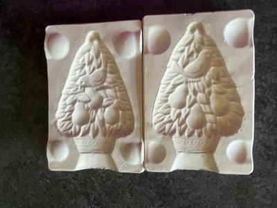 Alberta #A56 - Molde de cerámica adorno perdiz en un pero Foto 1 de 4