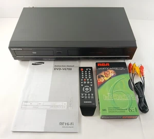 Samsung DVD-V6700 Hi-Fi Stereo Lettore DVD CD Videoregistratore Combo FUNZIONA ALLA GRANDE! - Foto 1 di 18