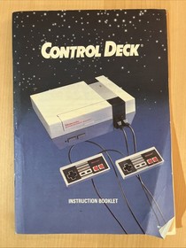 NES Nintendo Control Deck Instruction Booklet Manual System Console