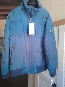 NWT Andrew Marc Men's Sideling Puffer Jacket Blue Size XXL - Picture 1 of 7