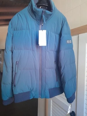 NWT-XXL Andrew Marc Men's Sideling Puffer Jacket Blue. - Image 1 of 4