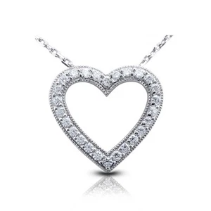 0,84 ctw E-VS1 runder Brillant Erdabbau zertifizierte Diamanten 18k Gold Anhänger - Bild 1 von 2