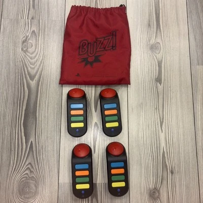 BUZZ! Wireless Buzzer Controller mit Beutel - Playstation 3 PS3 - OHNE EMPFÄNGER - Bild 1 von 3