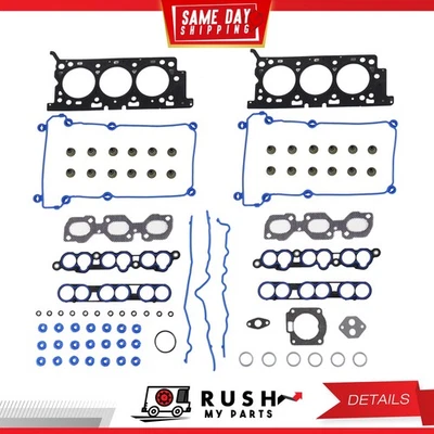 96-98 MLS Cylinder Head Set For Ford Mercury Sable 3.0L V6 DOHC 24v DNJ HGS4190 Foto 1 de 3