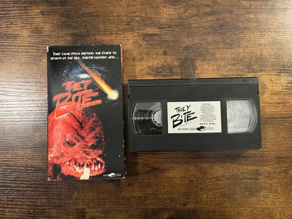 They Bite VHS (1995) Ron Jeremy Horror Rare Gore - Image 1 of 4